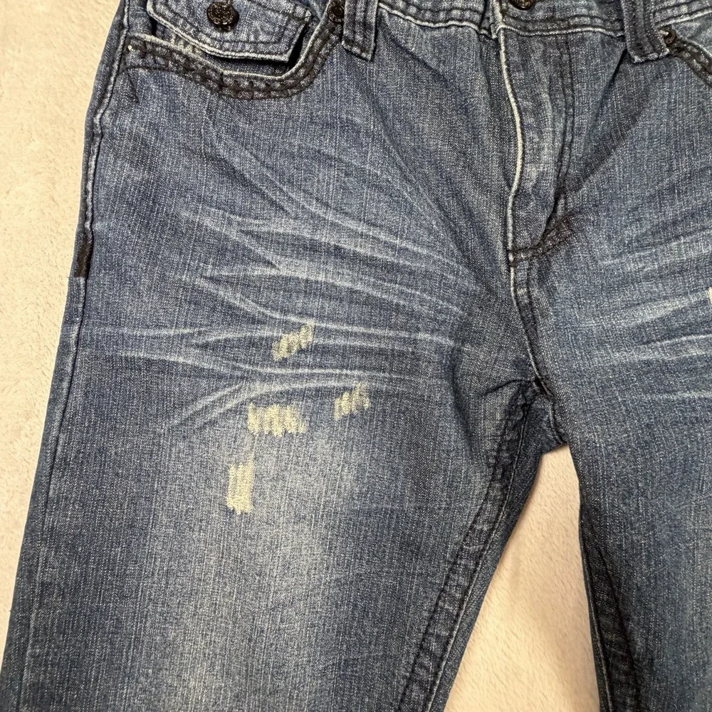Xtreme Couture by Affliction Men's Distressed Straight Leg Jeans W34 L32
